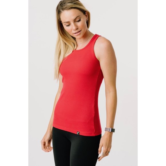 Zyia Active Woman’s Red Cali Sporty Casual Tank Size Medium - Picture 1 of 10